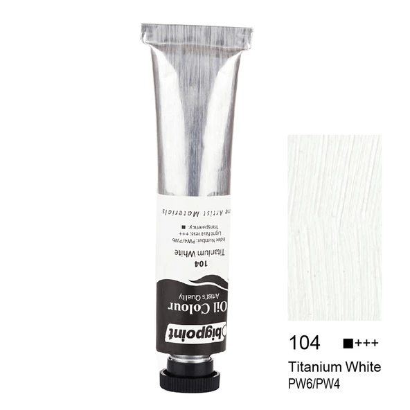 Bigpoint Yağlı Boya 45 ml Titanium White 104 6'lı Kutu ürün görseli