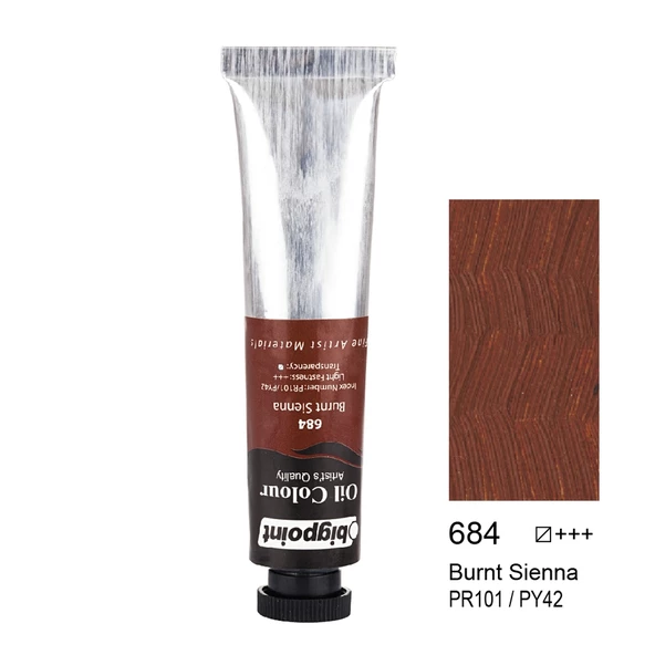Bigpoint Yağlı Boya 45 ml Burnt Sienna 684 6'lı Kutu ürün görseli