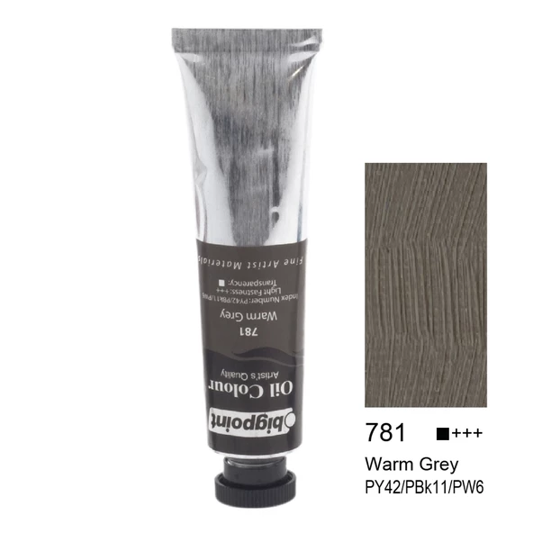 Bigpoint Yağlı Boya 45 ml Warm Grey 781 6'lı Kutu