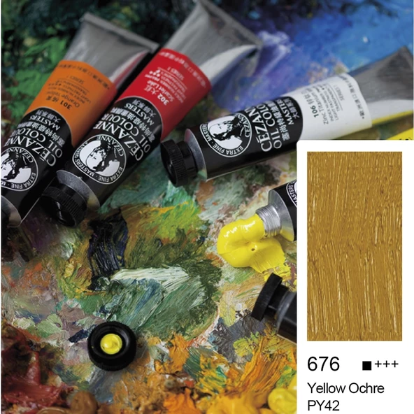 Bigpoint Cezanne Extra Fine Yağlı Boya 45 ml Yellow Ochre 676 6'lı Kutu ürün görseli