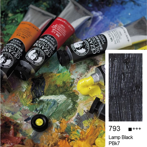 Bigpoint Cezanne Extra Fine Yağlı Boya 45 ml Lamp Black 793 6'lı Kutu ürün görseli