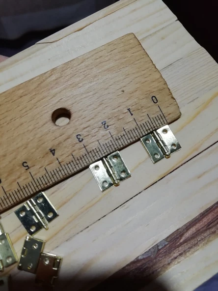 Mini Tavla Menteşe 100 Adet 10x11 mm - 6