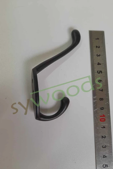 SİYAH ELBİSE ÇANTA EŞYA ASKILIK PORTMANTO DOLAP KAPI ARKASI ASKI - 4