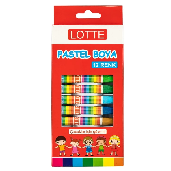 Lotte Pastel Boya 12 Renk 12'li Paket ürün görseli