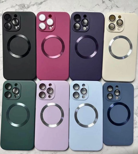 İphone 13 Pro Max Slim Sert Magsafe Özellikli Kapak - 10