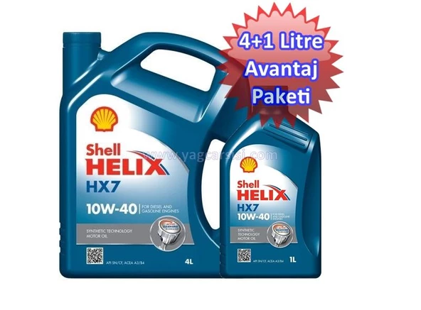 Shell Helix Hx7 10W40 4+1=5 Litre Avantaj Paketi - 2