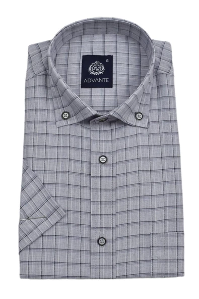 Erkek Klasik Kısa Kol Gömlek BGL-ST02997 - Resim 8