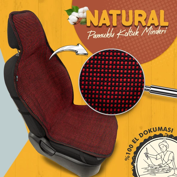 Otom Natural Design Kilim Minder Tek Koltuk El Dokuması  Siyah-Kahve-Beyaz - 5