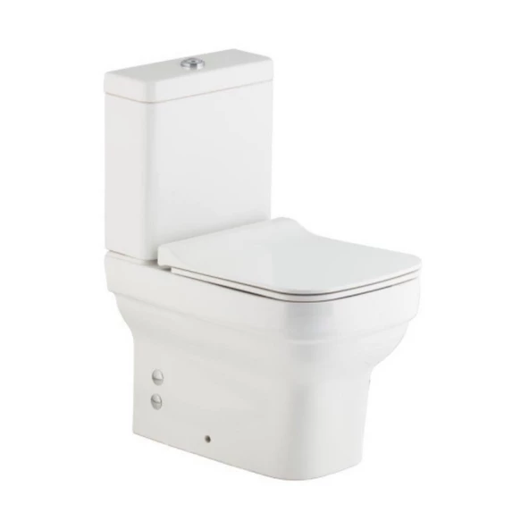 Seramiksan A091030H Bold Kanalsız Duvara Sıfır Klozet Takımı