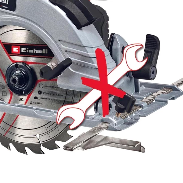 Einhell TP-CS 18/190 Li BL Akülü Daire Testere Solo (Aküsüz) - 4331210 - 2