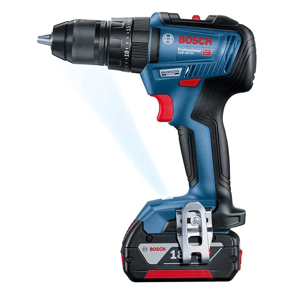 Bosch Professional Gsb 18v-50 5ah 18V Çift Akülü Darbeli Vidalama  - 06019h5101 - 2