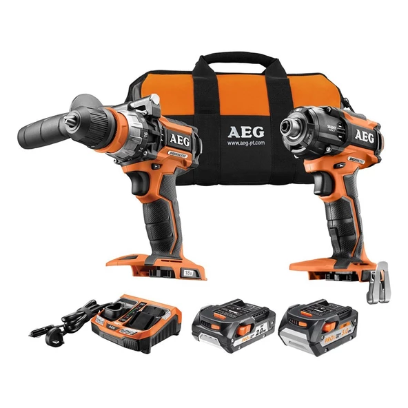 Aeg Bsb 18 Cbl + Bss 18 Op Akülü Set (Jp18C2Lı-X02B)