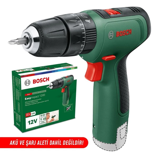 Bosch Akülü Darbeli EasyImpact 1200 Baretool Solo - 06039D3103