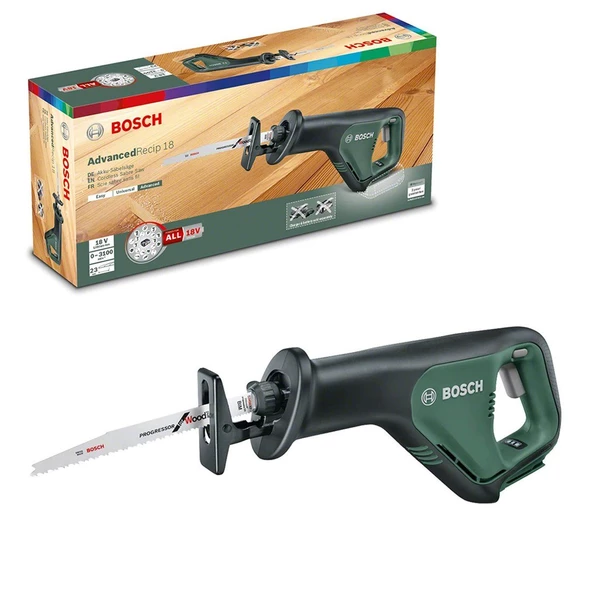 Bosch AdvancedRecip 18 Baretool(Akü ve Şarj Aleti Dahil Değil) Panter Testere - 06033b2400