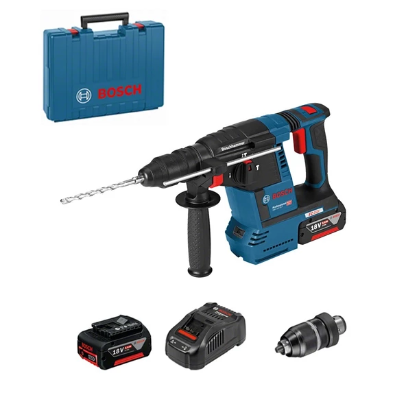 Bosch Professional Gbh 18V-26F Akülü Çift Akülü 6.0Ah Kırıcı Delici -0611910003