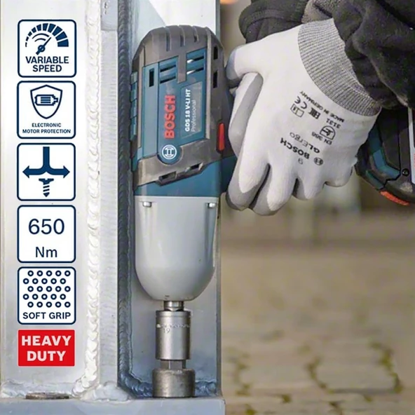 Bosch Professional GDS 18V-LI HT Akülü Somun Sıkma (SOLO) - 06019b1300 - 2