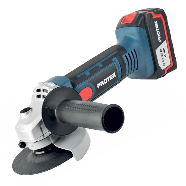 Proter PST 515 AG Şarjlı Avuç Taşlama 20v 4Ah 115mm - P1EA136