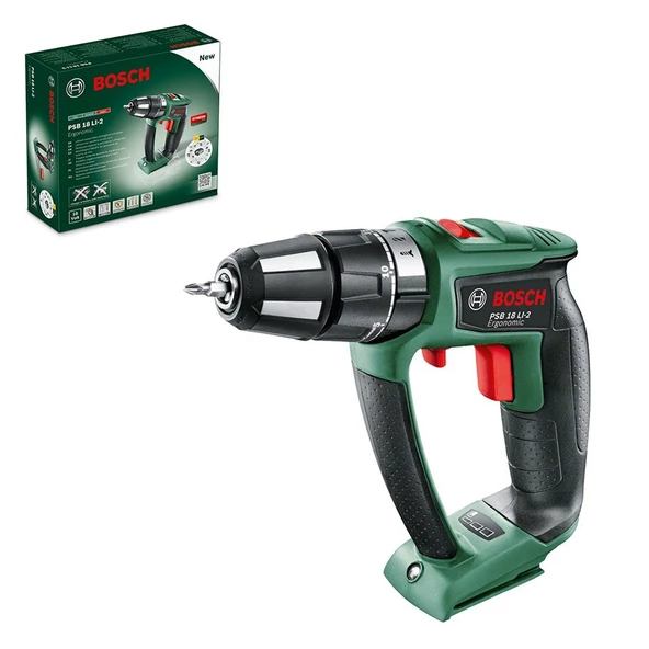 Bosch PSB 18 LI-2 Ergo (Baretool) Vidalama Makinesi (Akü ve Sarj Cihazı Harıç) - 06039B0302