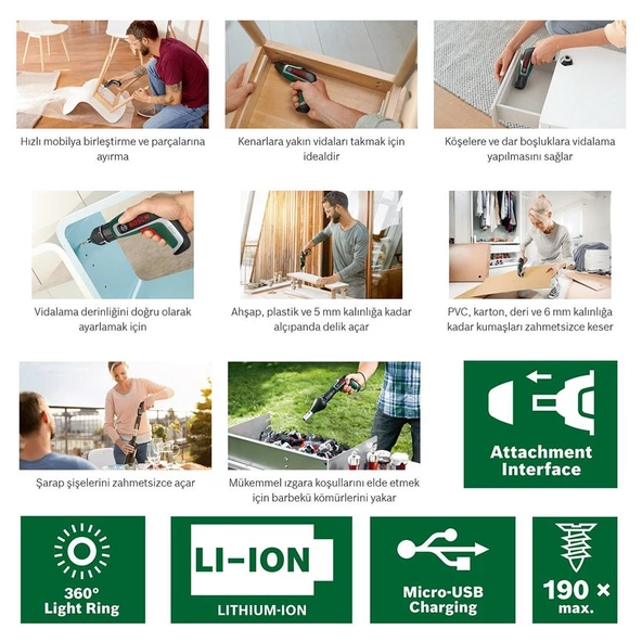 Bosch IXO 7 - Akülü Vidalama - 06039E0000 - Resim 3