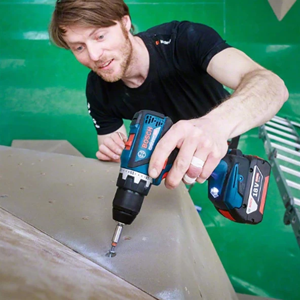 Bosch Professional GSR 18v-60 C Akülü Delme Vidalama Makinası (SOLO) - 06019g1102 - Resim 3