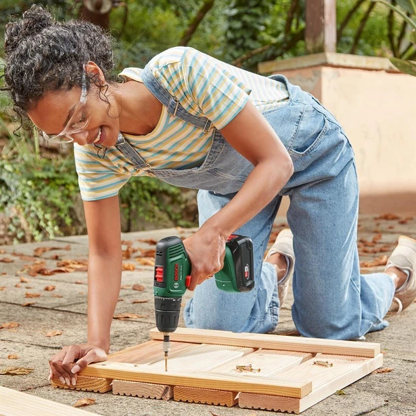 Bosch EasyDrill 18V-38 Akülü Matkap (Tek Akü, 2,0 Ah) - 06039D8003 - 2