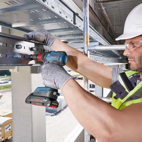 Bosch Professional GSR 18V-50 Çift Akülü 2 Ah Vidalama + 43 Parça Aksesuar Seti - 06019H5004 - 4