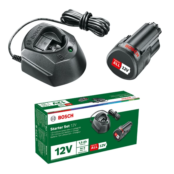 Bosch Akü Starter Set 12 V (1 x 1,5 Ah / GAL 1210 CV) - 1600A01L3D