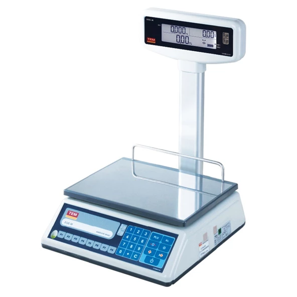 Tem Ege Led TEM0xxB1D-V3 Market Tipi Terazi 15KG