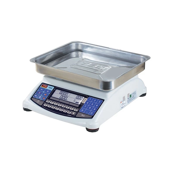 Tem Ata M60 Çukur Kefe Çift Lcd Fiyat Hesaplayan Terazi 60KG TAMxxxC