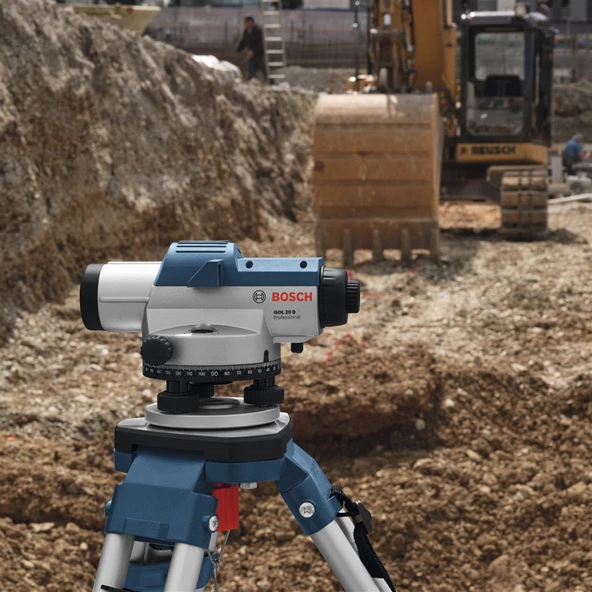 Bosch Professional Gol 20 + Bt160 + Gr500 Mira Nivelman (60 Metre)  - 0601068402 - 2