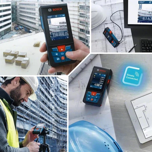 Bosch GLM 150-27 C Lazer Metre 150 mt - 0601072Z00 - 2