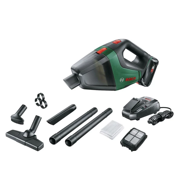 Bosch UniversalVac 18 2.5Ah Tek Akülü El Süpürgesi - 06033B9103 - 2