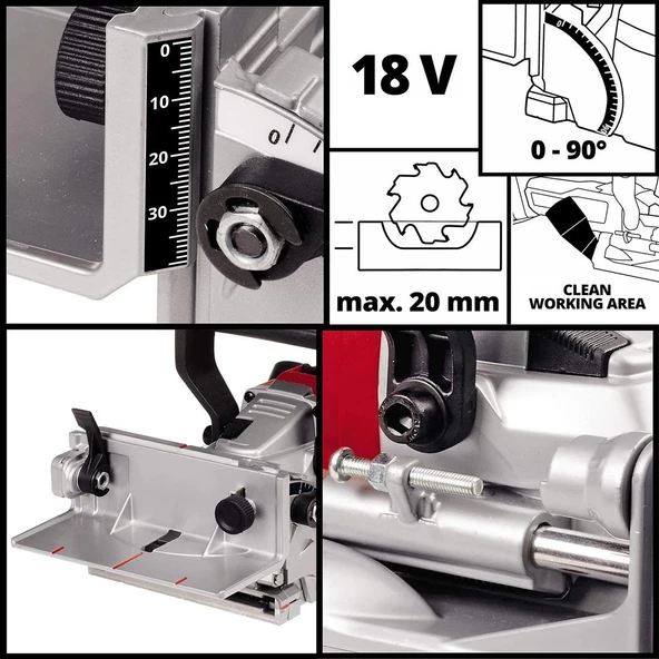 Einhell TE-BJ 18 Li-Solo Yassı Dubel Frezesi 4350630 - 2