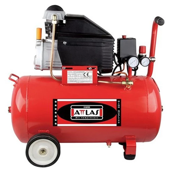 Attlas Kompresör - 2,5 Hp - 8 Bar - Zj2050N 46 Lt