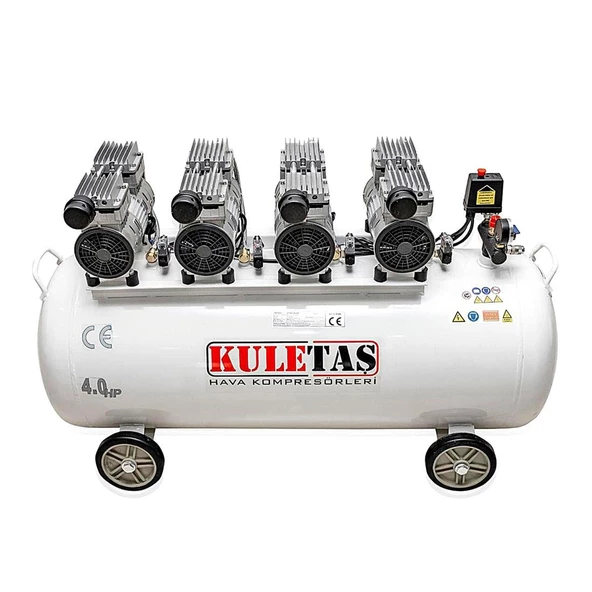 Kuletaş Sessiz Hava Kompresör SYW 4 HP 200 lt 8 bar - 5587021