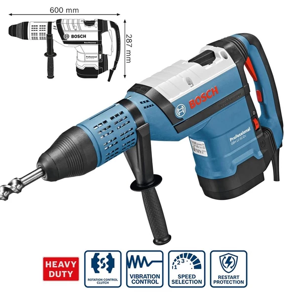 Bosch Professional GBH 12-52 DV Kırıcı-Delici 11,9 Kğ - 0611266000 - 2