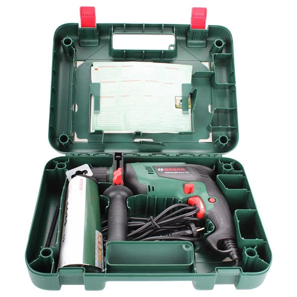 Bosch UniversalImpact 700 Darbeli Matkap + 19 Parça Aksesuar Set - 060313100B - 4