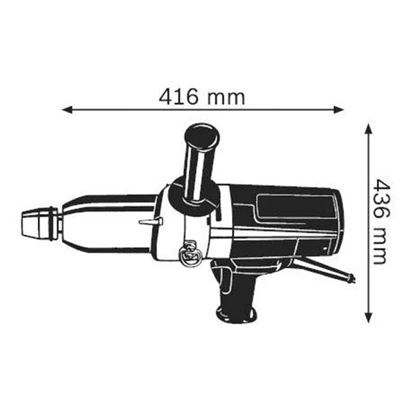 Bosch Professional Gds 24 Somun Sıkma - 0601434108 - 3