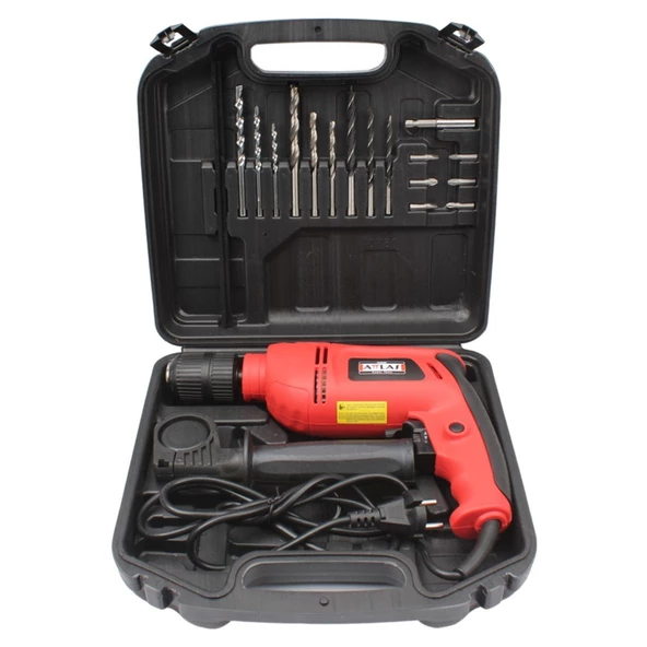 Attlas ATM 810 Darbeli Matkap Seti 16 Parça - A0101022 - 3