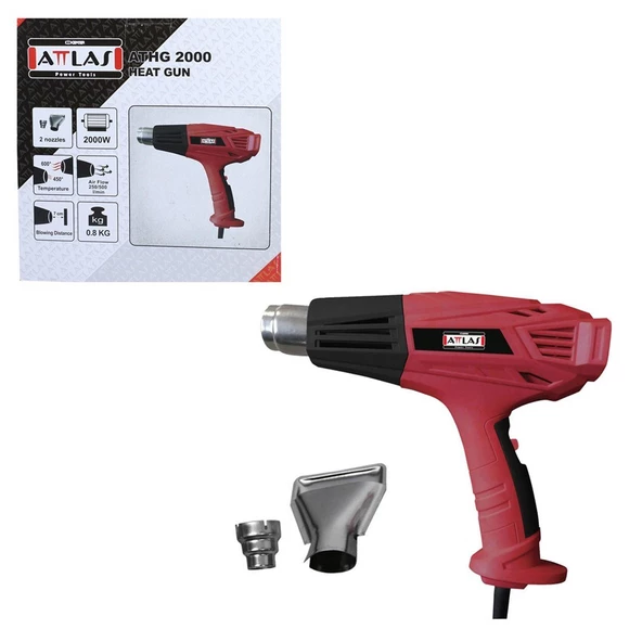 Attlas Athg 2000 Sıcak Hava Tabancası 2000W A0801036 - 3