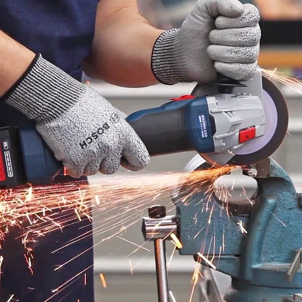 Bosch Professional GWS 18V-10 Taşlama ( 2x5.0Ah L-Boxx 125 mm ) - 06019j4004 - 7