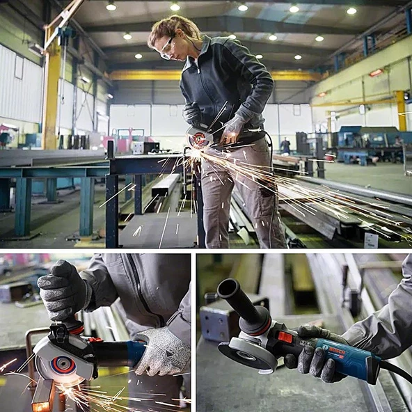 Bosch Professional GWS 17-125 S Avuç Taşlama - 06017D0300 - 2