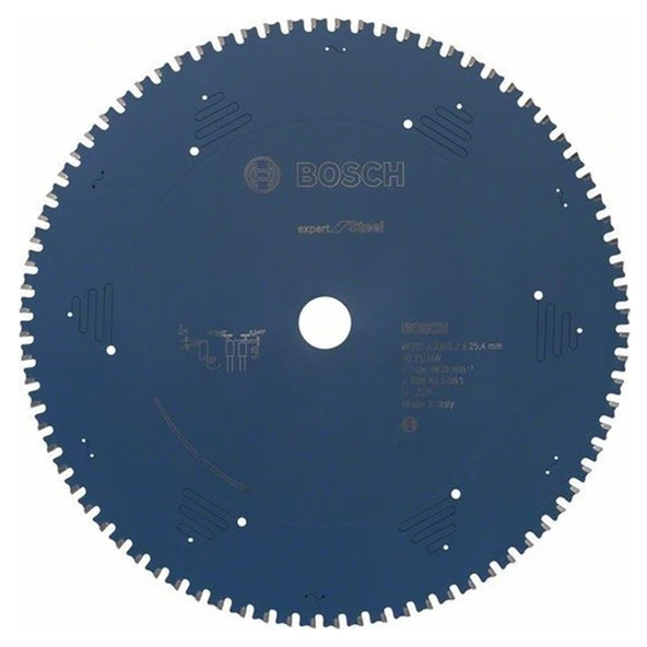 Bosch 305X25,4 Metal İçin Daire Testere Bıçağı 80Diş - 2608643061