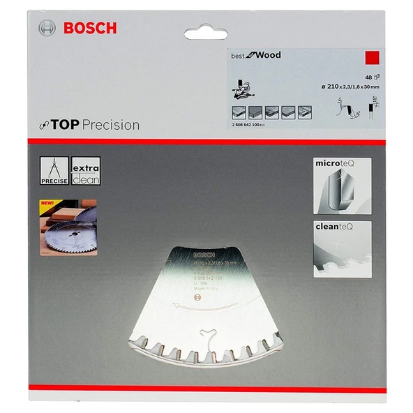 Bosch Ahşap Kesimi İçin Daire Testere 210*30 48Diş - 2608642100