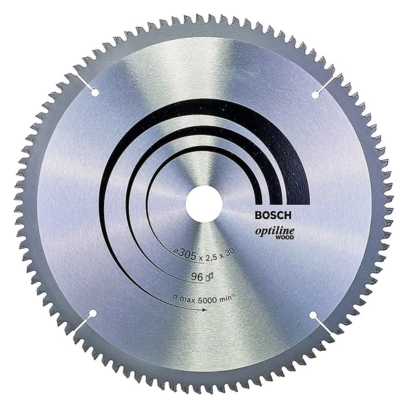 Bosch Optiline Ahşap 305 x 30 Mm 96 Diş Daire Testere Bıçağı - 2608640442