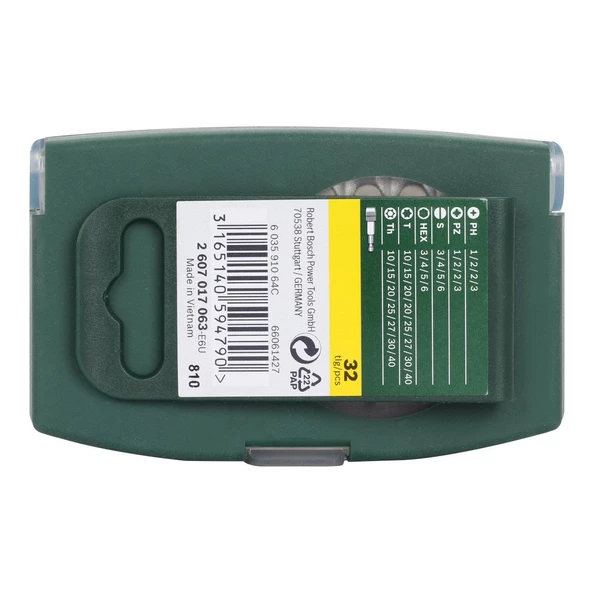 BOSCH Vidalama Seti 32 Parça - 2607017063 - 3