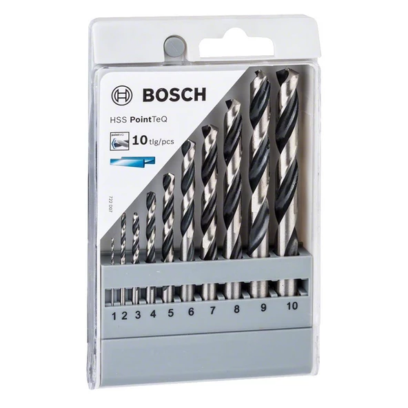 Bosch Hss Pointteq Metal Matkap Uç Set 10 Parça - 2608577348