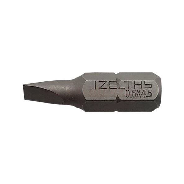 İzeltaş 0,6*4,5 Düz Bits Uç - 4810200645