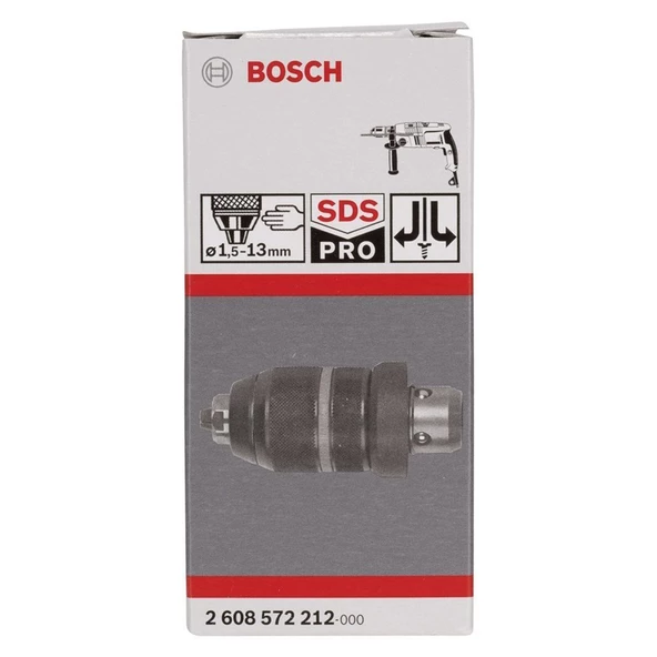 Bosch SDS-Plus 1,5-13 mm Mandren - 2608572212 - 2