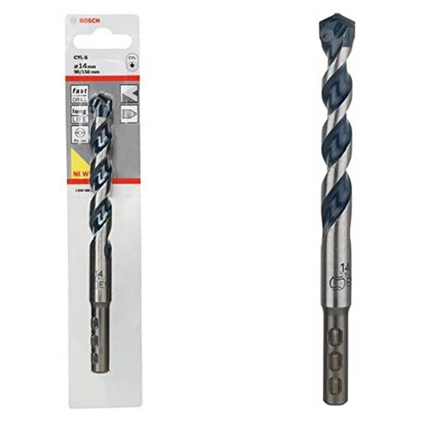 Bosch CYL-5 BlueGT Beton Matkap Ucu 14*150 mm - 2608588159 - 2